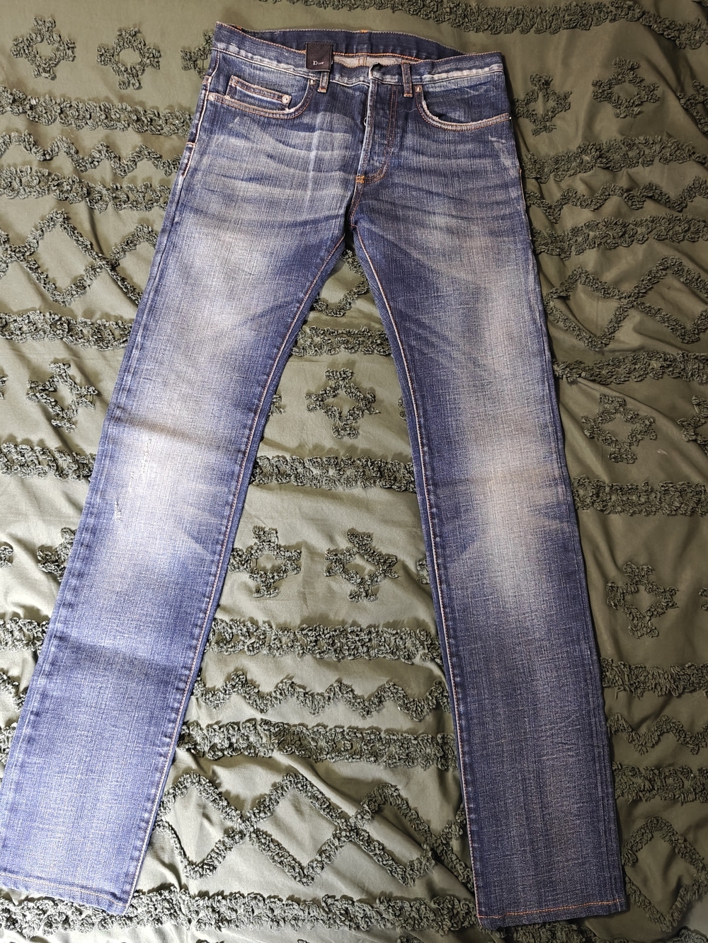 Dior Homme "Jake" Denim Skinny Jeans Made in Italy Size 29